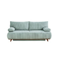 Sofa for living room in fabric upholstery - 200 x 90 x 80
