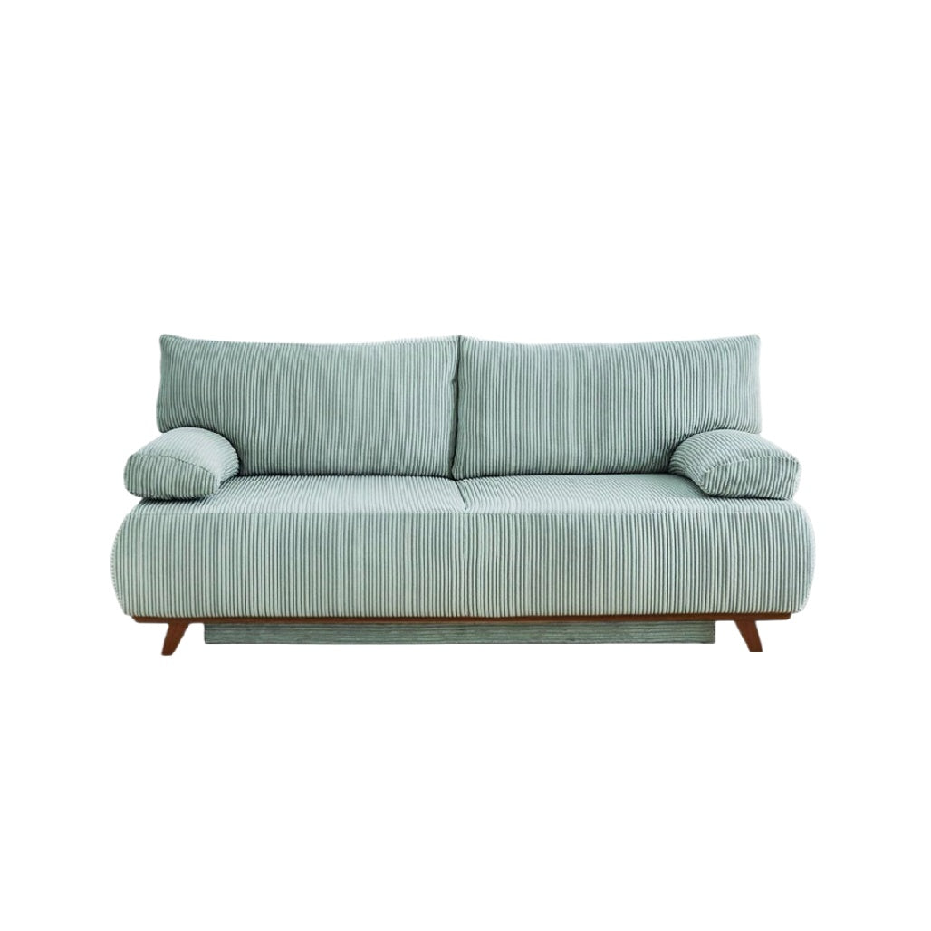 Sofa for living room in fabric upholstery - 200 x 90 x 80