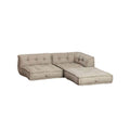 Sofa sectionnel confortable pour salon en tissu rembourré - 200 x 150 x 80